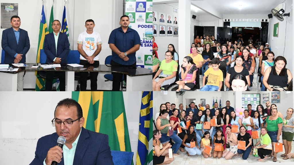 Câmara de Santana do PI realiza sessão solene em homenagem às mulheres