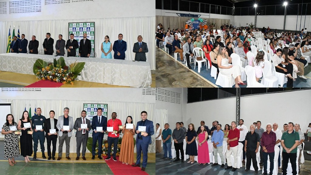 Legado e reconhecimento: Câmara de Santana do Piauí realiza sessão solene em noite de homenagens